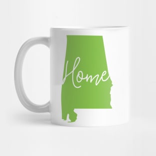 Alabama Home in Green Mug